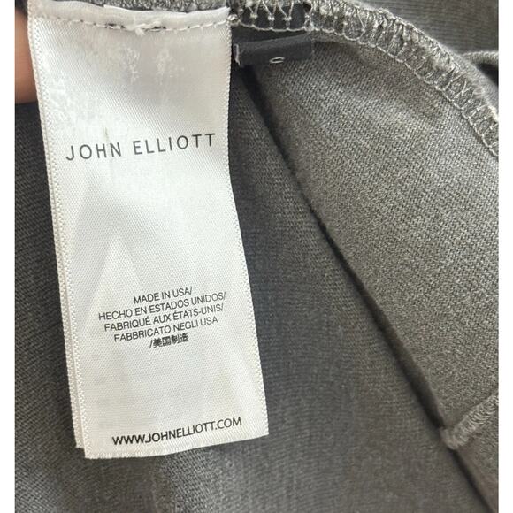 John Elliott T Shirt Men’s 1 Small Oversized Washed Gray Relaxed Short Sleeve - Picture 9 of 15